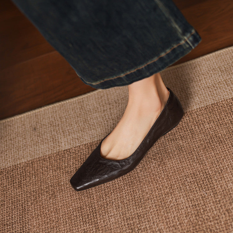 Muse & Valeur | Genuine Leather Flats for Women