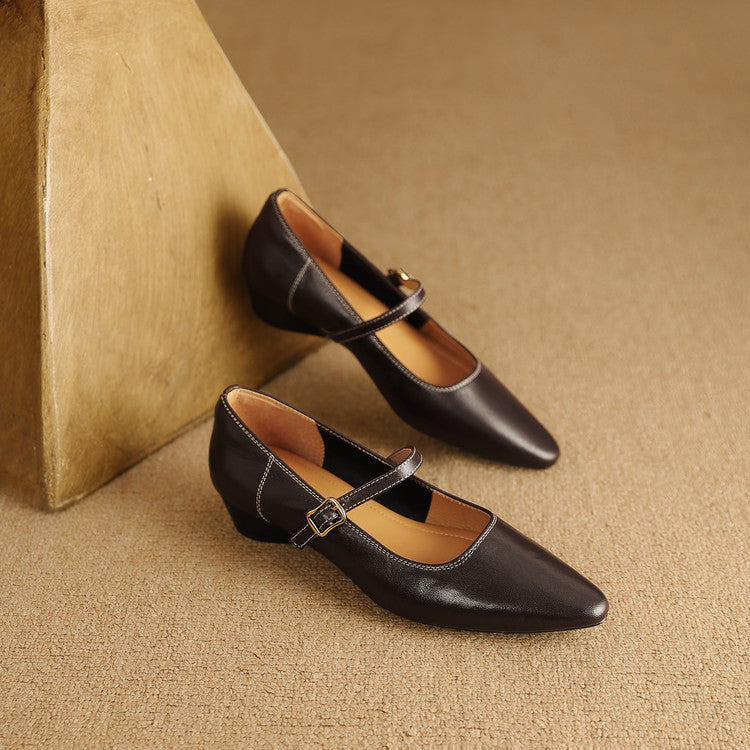 Muse & Valeur | Genuine Leather Pumps for Women
