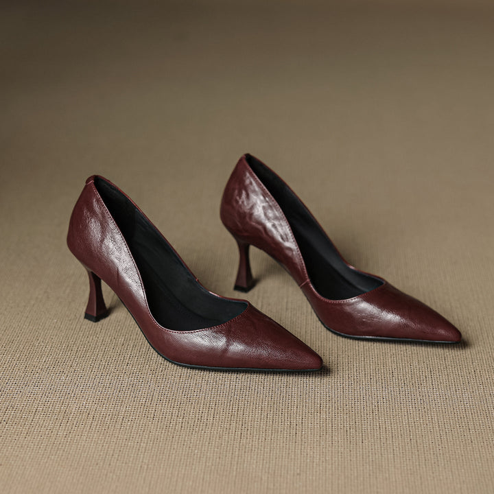 Muse & Valeur | Genuine Leather Heels for Women