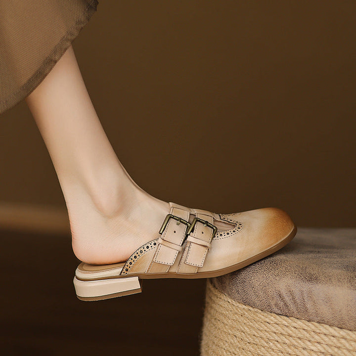 Muse & Valeur | Genuine Leather Mules for Women