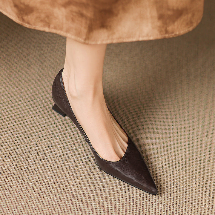 Muse & Valeur | Genuine Leather Heels for Women