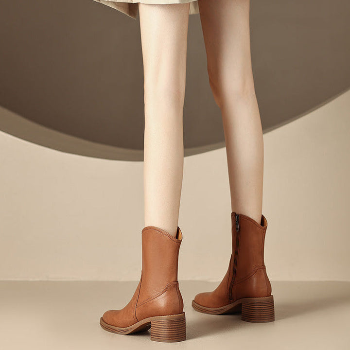 Muse & Valeur | Genuine Leather Boots for Women