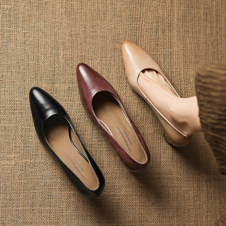 Muse & Valeur | Genuine Leather Heels for Women