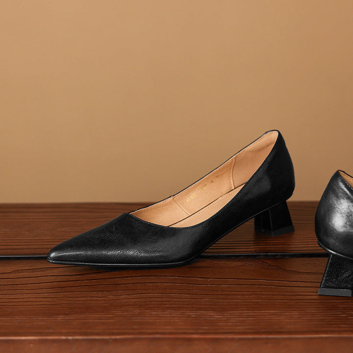 Muse & Valeur | Genuine Leather Heels for Women