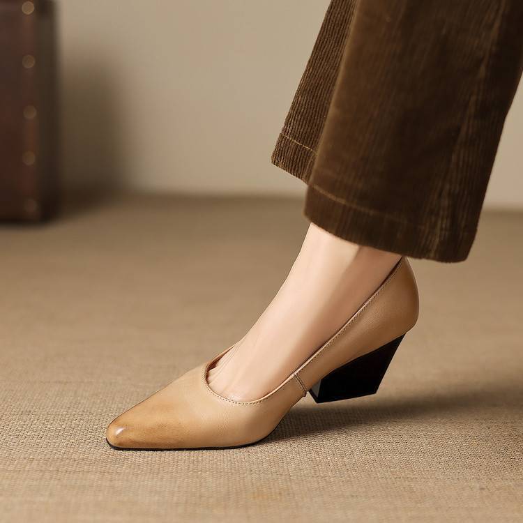 Muse & Valeur | Genuine Leather Heels for Women