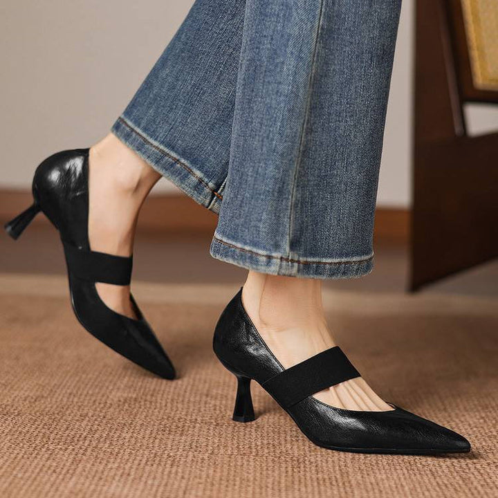 Muse & Valeur | Genuine Leather Heels for Women