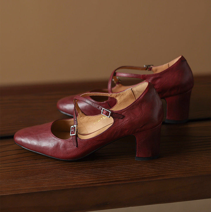 Muse & Valeur | Genuine Leather Heels for Women