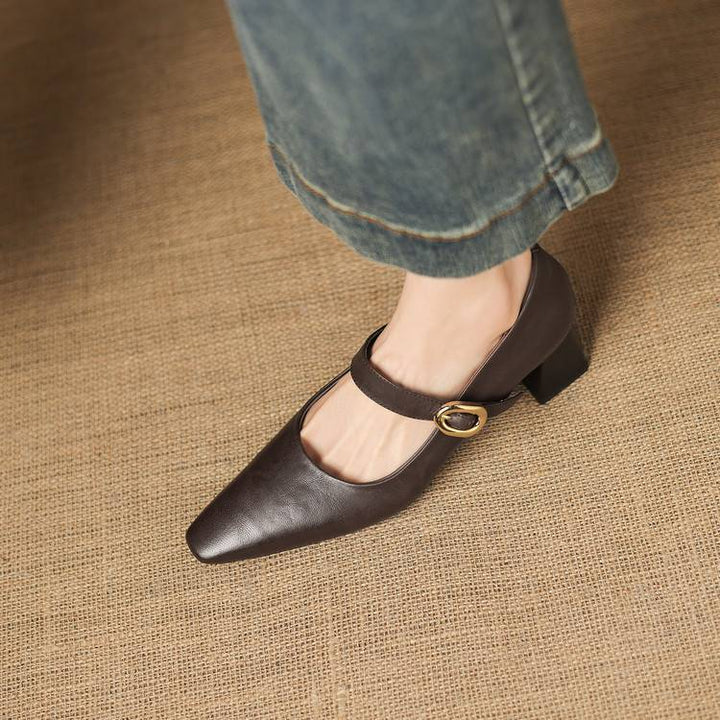 Muse & Valeur | Genuine Leather Heels for Women