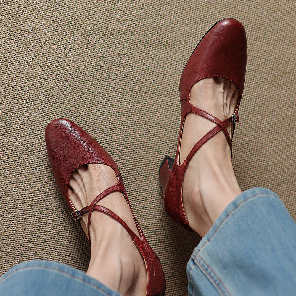 Muse & Valeur | Genuine Leather Heels for Women