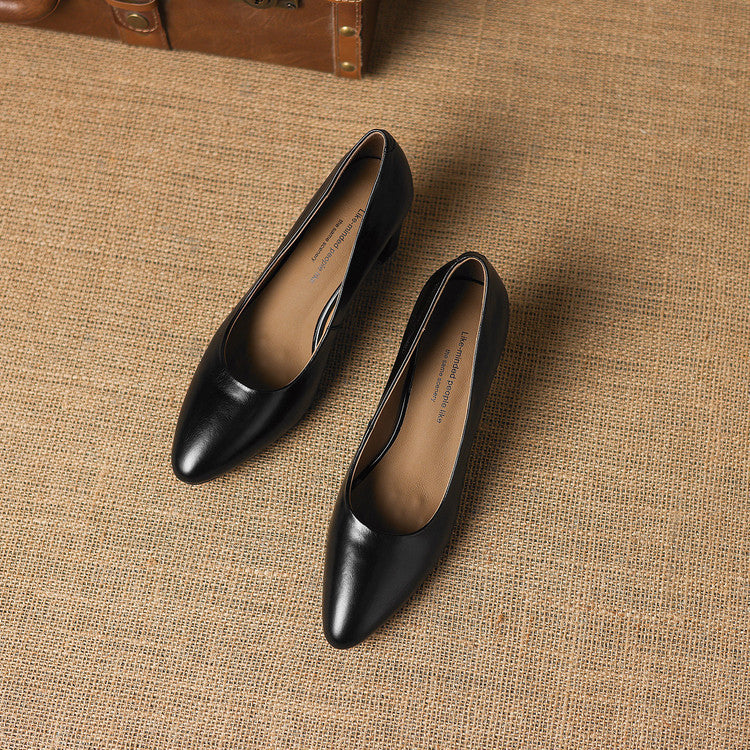 Muse & Valeur | Genuine Leather Heels for Women
