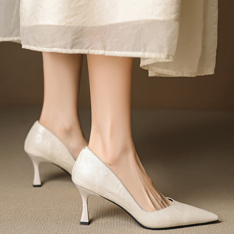 Muse & Valeur | Genuine Leather Heels for Women