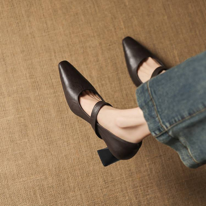 Muse & Valeur | Genuine Leather Heels for Women