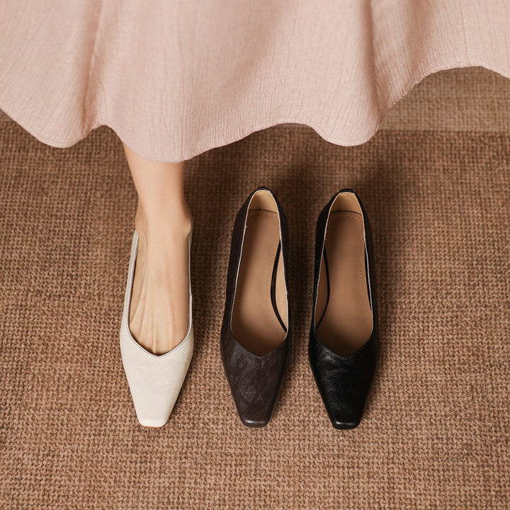 Muse & Valeur | Genuine Leather Flats for Women
