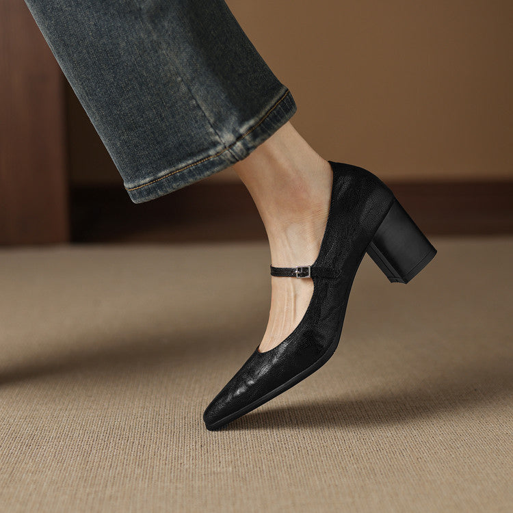Muse & Valeur | Genuine Leather Heels for Women