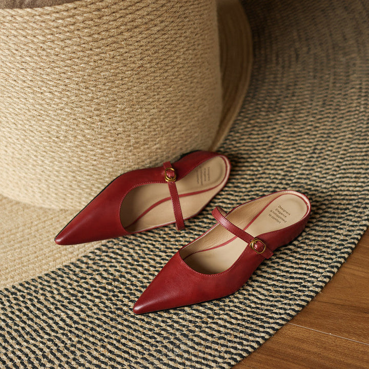 Muse & Valeur | Genuine Leather Mules for Women