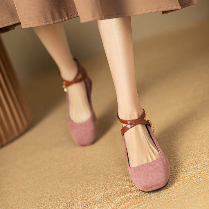 Muse & Valeur | Suede Heels for Women in Black