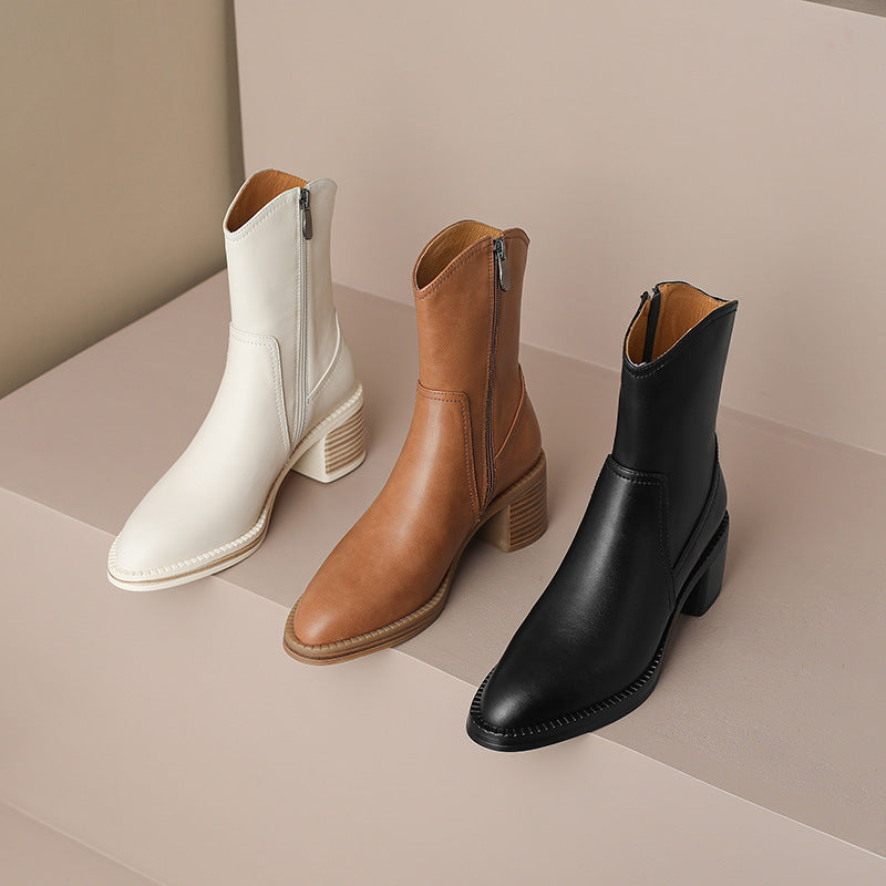 Muse & Valeur | Genuine Leather Boots for Women