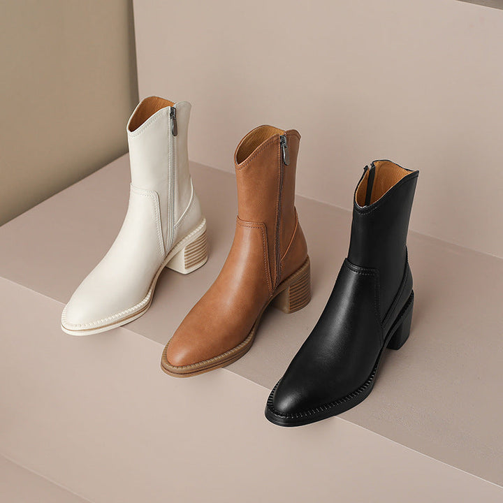Muse & Valeur | Genuine Leather Boots for Women