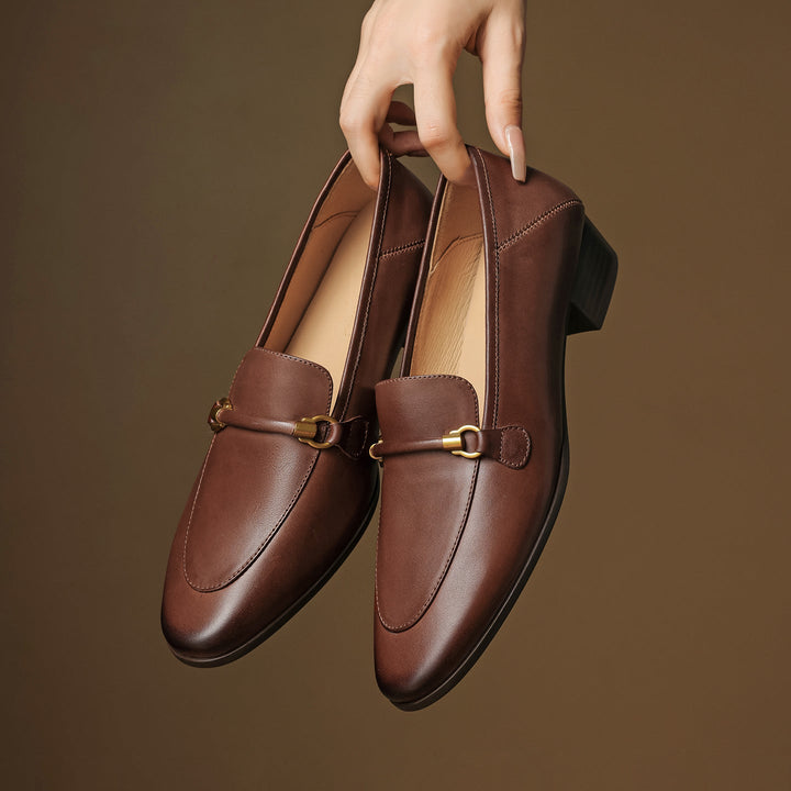Muse & Valeur | Genuine Leather Loafers for Women