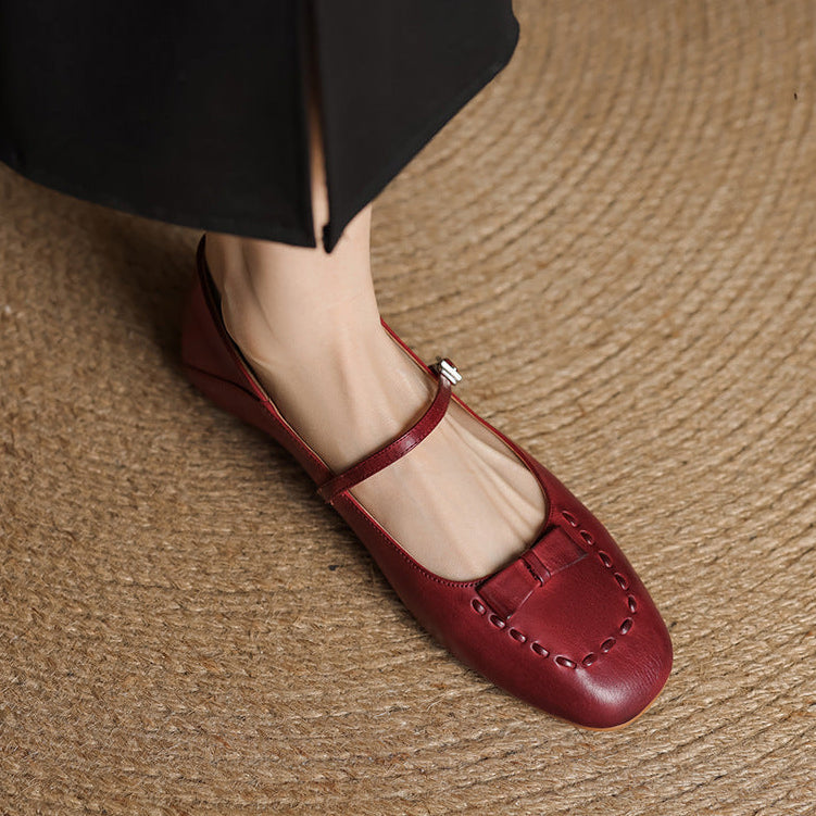 Muse & Valeur | Genuine Leather Flats for Women