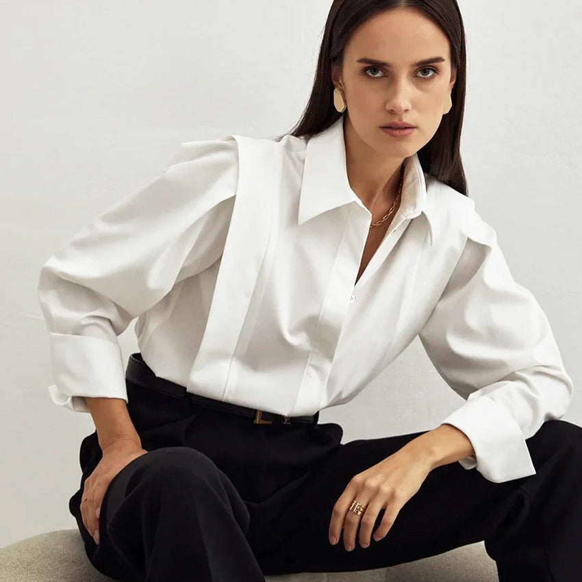 Muse and Valeur | Blouse, 100% Organic Cotton, Classic Fit