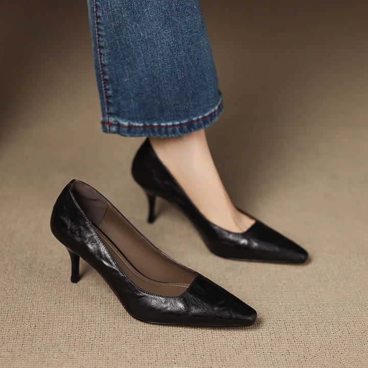 Muse & Valeur | Genuine Leather Heels for Women
