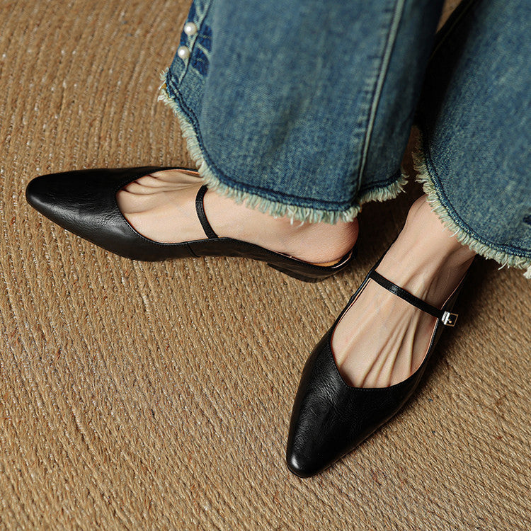 Muse & Valeur | Genuine Leather Mules for Women