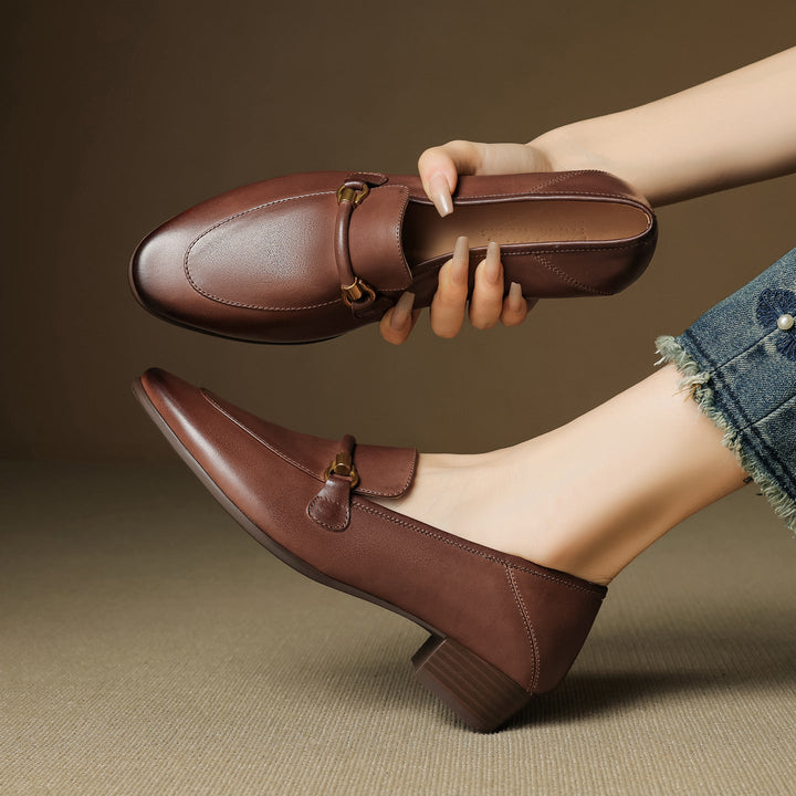 Muse & Valeur | Genuine Leather Loafers for Women