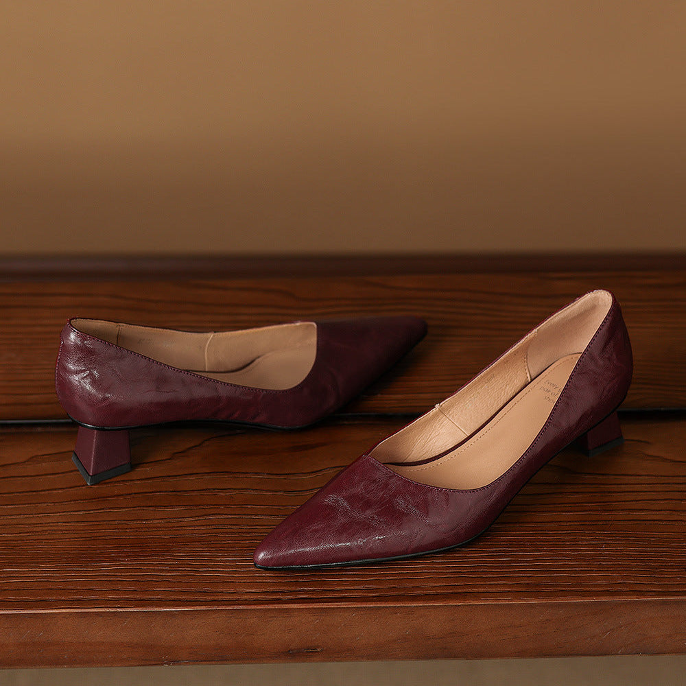 Muse & Valeur | Genuine Leather Heels for Women