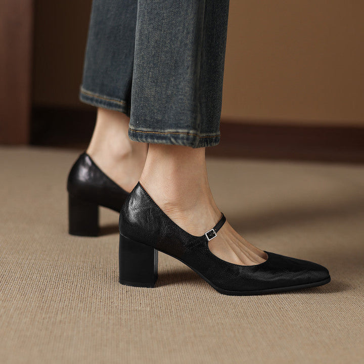 Muse & Valeur | Genuine Leather Heels for Women