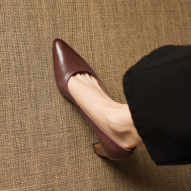 Muse & Valeur | Genuine Leather Heels for Women