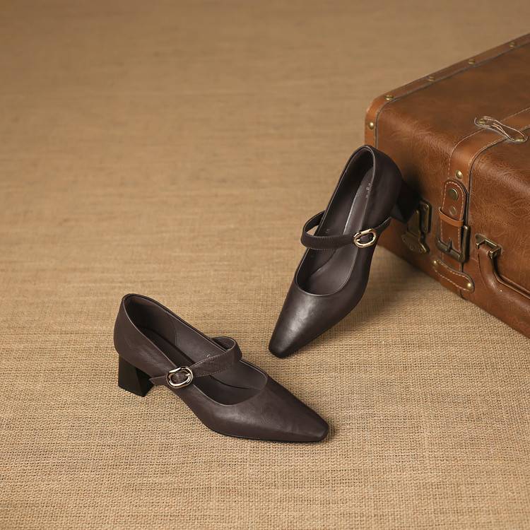Muse & Valeur | Genuine Leather Heels for Women