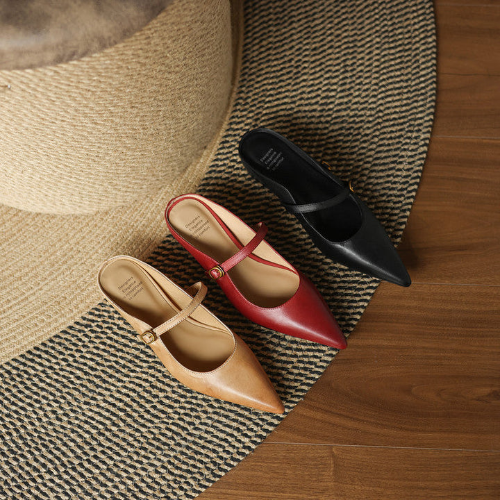 Muse & Valeur | Genuine Leather Mules for Women