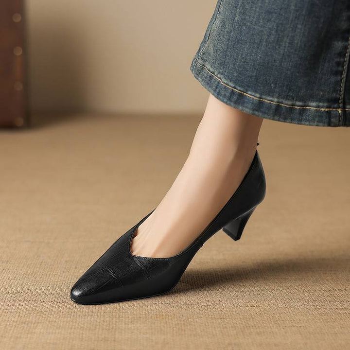Muse & Valeur | Genuine Leather Heels for Women