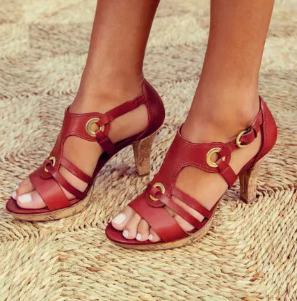 Muse & Valeur | Heeled Sandals for Women in Sustainable Material