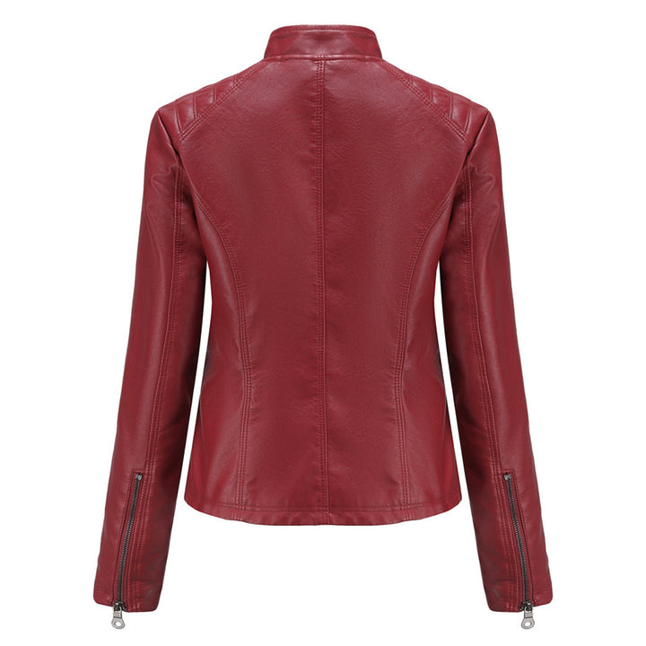 Muse and Valeur | Women's Classic Zip-up Biker Jacket