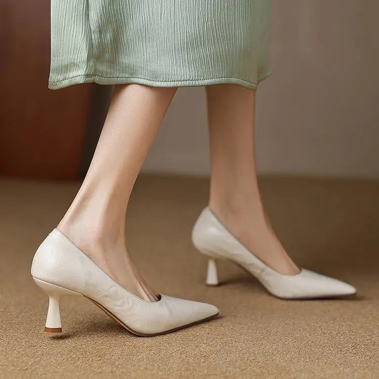 Muse & Valeur | Genuine Leather Heels for Women