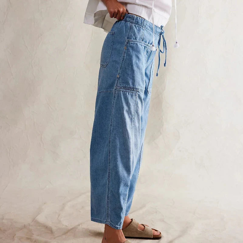 Muse & Valeur | Weekend Jean for Women in Denim, Slim Fit, Blue