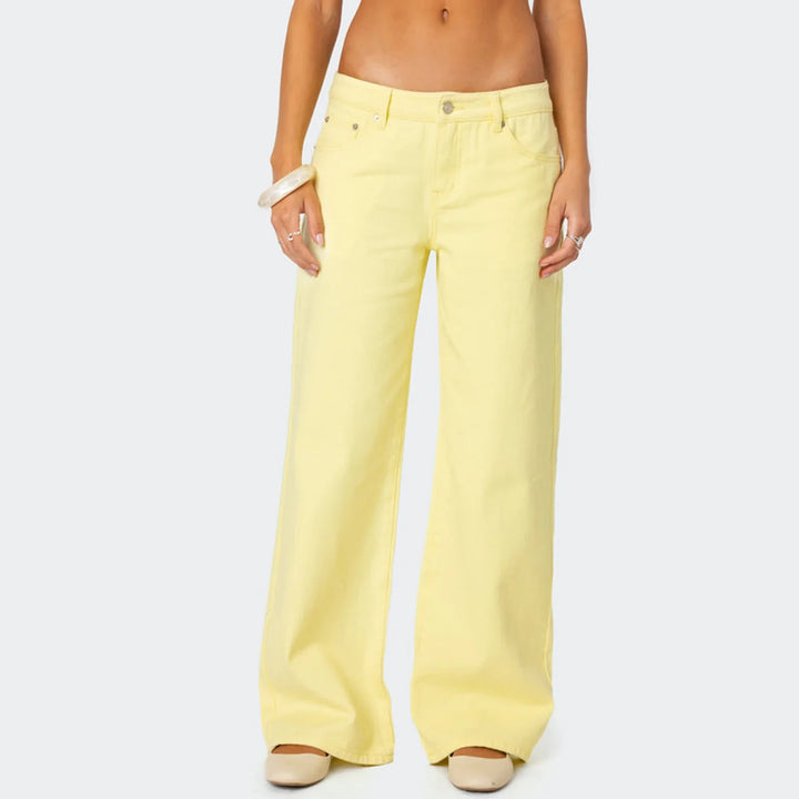 Muse & Valeur | Straight Jeans for Women in Denim Blue