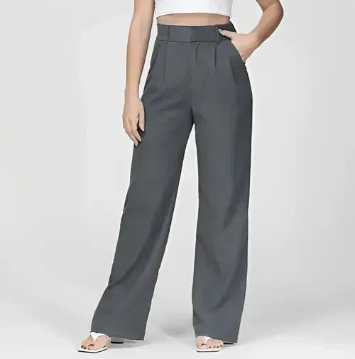 Muse & Valeur | Tailored Wide-Leg Trousers for Women in Classic Black