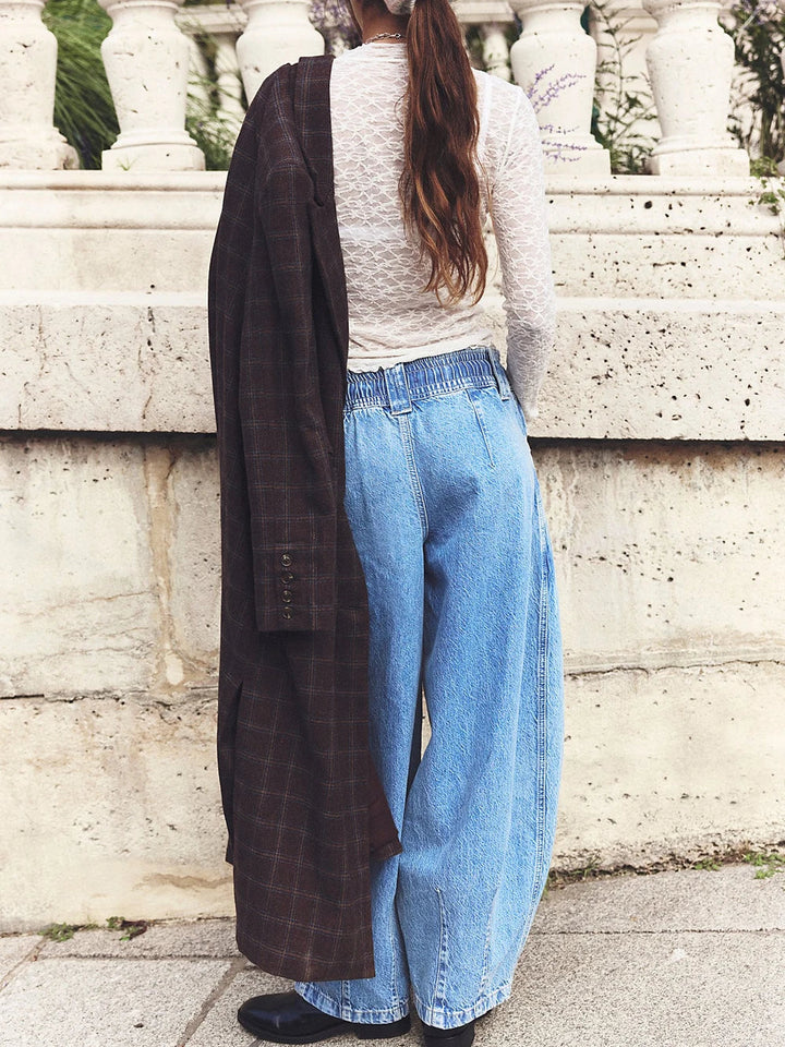 Muse & Valeur | Drawstring Denim Pants for Women