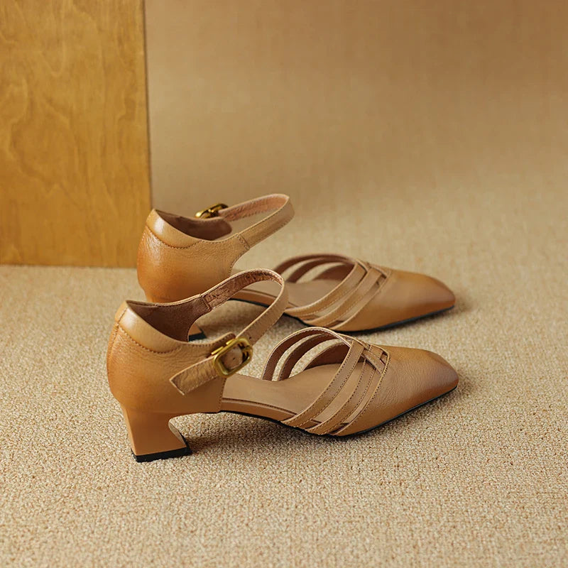 Muse & Valeur | Genuine Leather Heels for Women