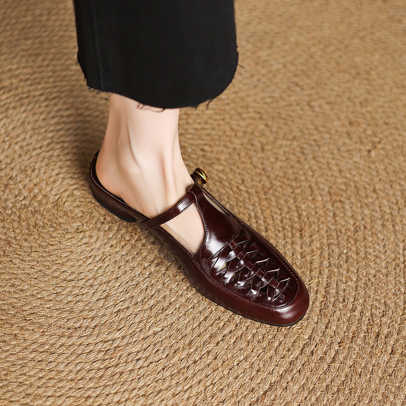 Muse & Valeur | Genuine Leather Mules for Women