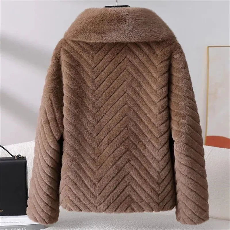 Muse and Valeur | Faux Mink Jacket