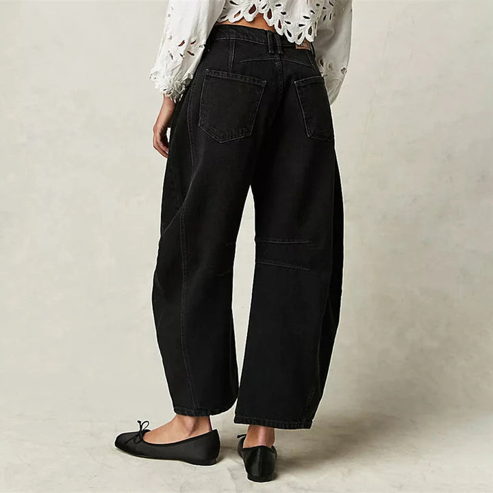 Muse & Valeur | Barrel-Leg Denim Jeans for Women