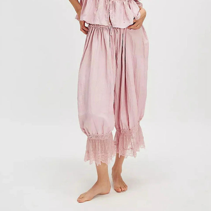 Muse & Valeur | Lace Lantern Pants for Women