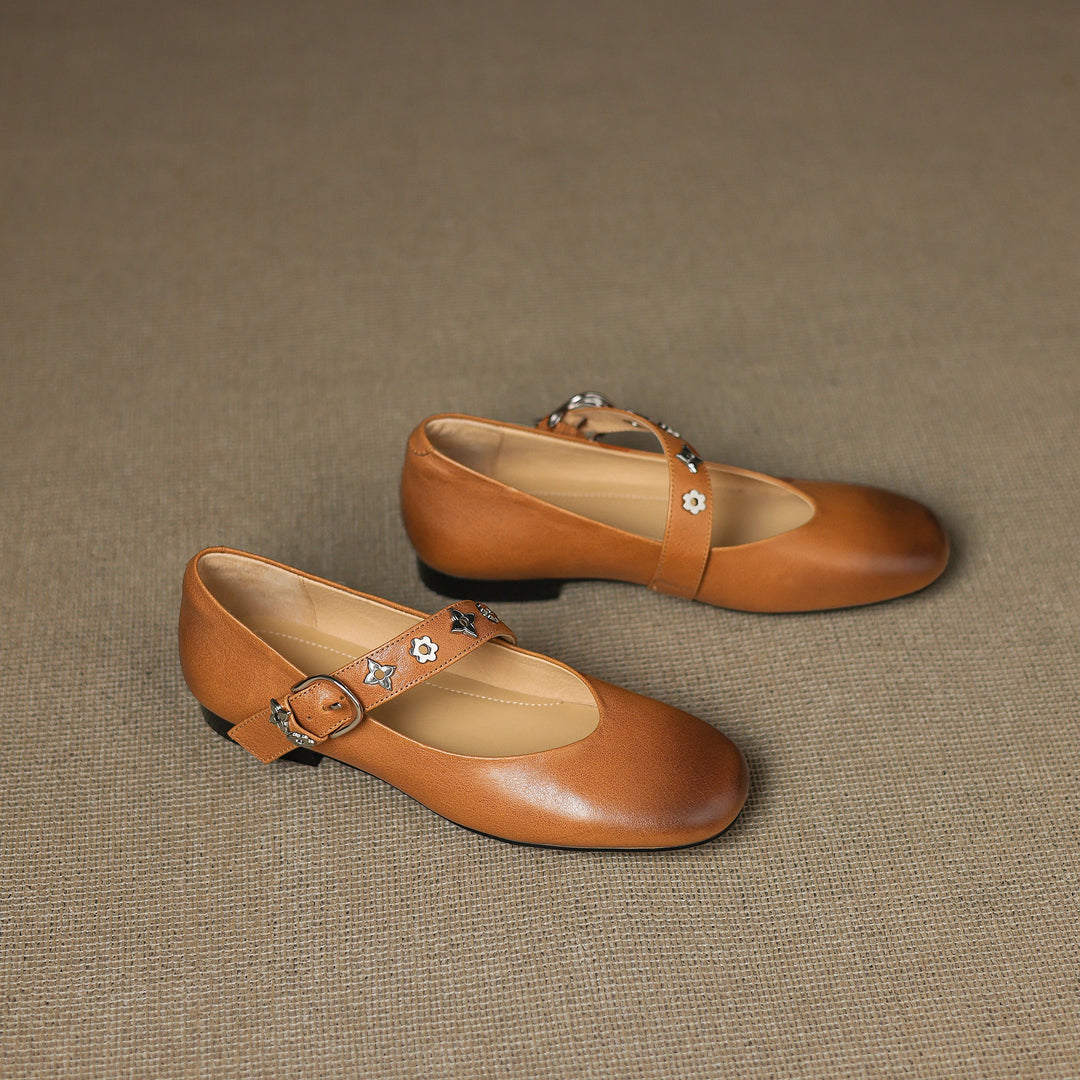 Muse & Valeur | Genuine Leather Flats for Women