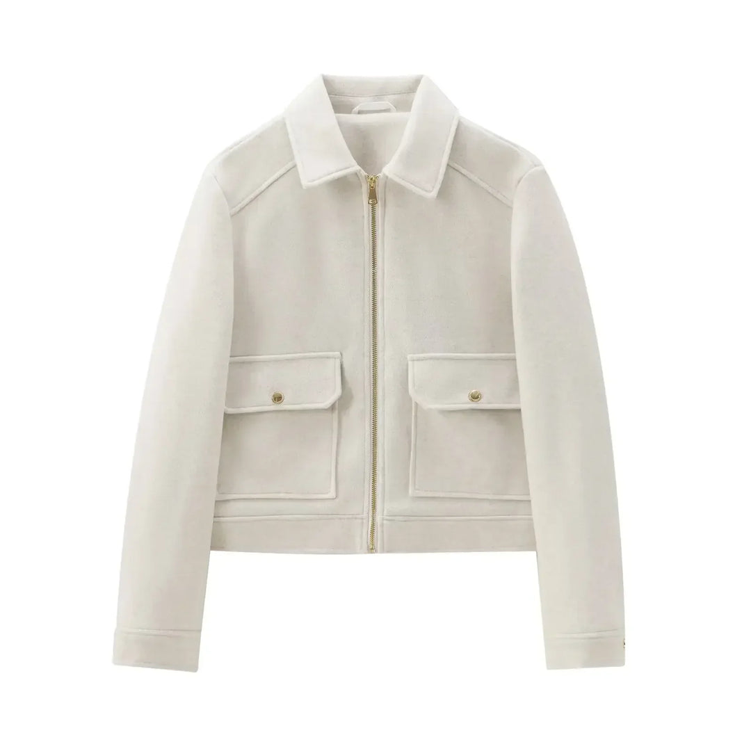 Muse and Valeur | Women's Wool Bomber Jacket