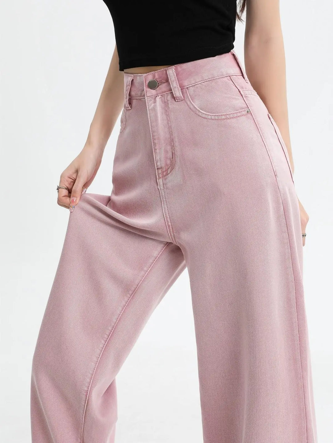 Muse & Valeur | Pink Denim Jeans for Women
