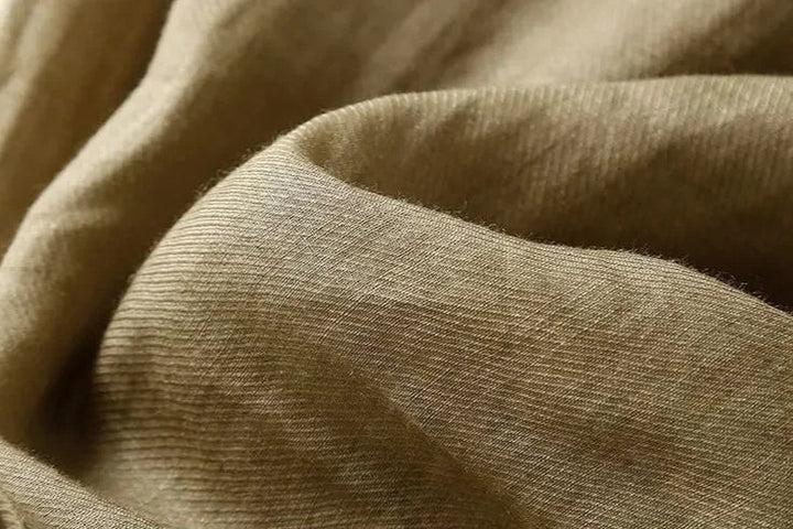 Muse & Valeur | Linen Trousers for Women in Natural Fit, Beige